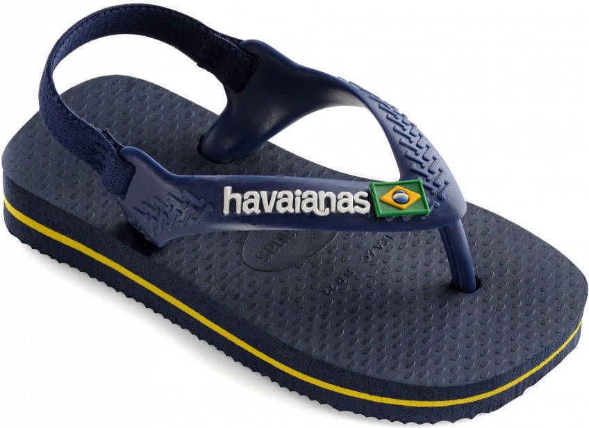 Havaianas-Slippers-Baby Flipflops Brasil Logo-Blauw online kopen