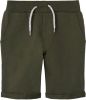 NAME IT KIDS regular fit sweatshort NKMVERMO donkergroen online kopen