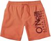 O'Neill Blue zwemshort Cali met logo oranje online kopen