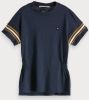 Scotch R'Belle T-shirt met streepdetail en lurex online kopen