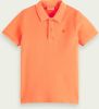 Scotch & Soda Neon Polo Garment Dyed Short Sleeved Pique Polo online kopen