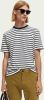 Scotch & Soda T shirt korte mouw waffle jersey breton t shirt 167347/0217 online kopen