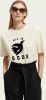Scotch & Soda Loose fit graphic T shirt van biologisch materiaal online kopen