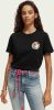 Scotch and Soda T shirts Regular Fit T Shirt In Organic Cotton Zwart online kopen