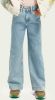 Scotch & Soda Blauwe Wide Jeans The Wave High Rise Super Wide Jeans Sweet Thing online kopen
