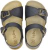 Kipling Easy 4 leren sandalen grijs online kopen