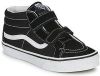 Vans SK8 Mid Reissue Black/True White Sneakers hoge sneakers online kopen