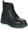 Kickers Kick Fabulous Lace up Boots , Zwart, Dames online kopen