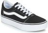 Vans Ward Platform 1871 sneakers , Zwart, Dames online kopen