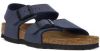 Birkenstock New York Junior Birko Flor BC Narrow Junior Sandaal Marineblauw online kopen