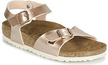 Birkenstock Sandalen Rio Electric in coole metallic look, schoenwijdte smal online kopen