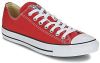 Converse Chuck Taylor All Star Low Heren Schoenen Red Textil online kopen