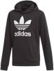 Adidas Trefoil basisschool Hoodies Black 70% Katoen, 30% Polyester online kopen
