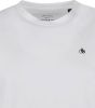 Scotch and Soda T shirts Essentials Crewneck jersey T shirt in Organic Cotton Wit online kopen