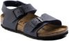 Birkenstock New York Junior Birko Flor BC Narrow Junior Sandaal Marineblauw online kopen