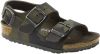 Birkenstock Sandalen Milano Kids narrow Birko Flor Nubuck Groen online kopen