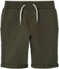 NAME IT KIDS regular fit sweatshort NKMVERMO donkergroen online kopen