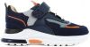 Shoesme NR22S100 L leren sneakers donkerblauw/oranje online kopen