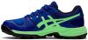 ASICS Gel Peake GS hockeyschoenen kobaltblauw/limegroen kids online kopen