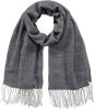 Barts Soho fijngebreide sjaal met visgraatdessin 180 x 60 cm online kopen