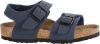 Birkenstock New York Junior Birko Flor BC Narrow Junior Sandaal Marineblauw online kopen