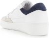 Blackstone Drew Zg46 White Navy LOW Sneaker , Wit, Heren online kopen