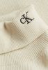 Calvin Klein Ribgebreide coltrui met logoborduring online kopen