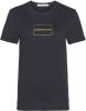 Scotch & Soda Zwarte T shirt Regular fit Organic Cotton T shirt With Detachable Bandana online kopen