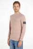 Calvin Klein Monogram Badge Waffle Shirt Heren online kopen