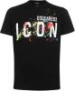 Dsquared2 Icon Splatter T shirt met logoprint online kopen