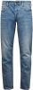 G-Star Lichtblauwe G Star Raw Straight Leg Jeans 3301 Regular Tapered online kopen