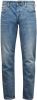 G-Star Lichtblauwe G Star Raw Straight Leg Jeans 3301 Regular Tapered online kopen