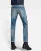 G-Star Lichtblauwe G Star Raw Straight Leg Jeans 3301 Regular Tapered online kopen