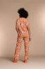 Geisha broek Pants multicolor flowers 31102 81/250 , Oranje, Dames online kopen