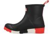 Hunter Regenlaarzen Womens Play Short Stripe Sole Wellington Boots Zwart online kopen