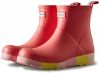 Hunter Regenlaarzen Womens Play Short Stripe Sole Wellington Boots Roze online kopen