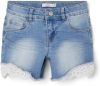 Name it Shorts Girls Salli Slim Denim Shorts 5372 Ha Blauw online kopen