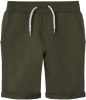 NAME IT KIDS regular fit sweatshort NKMVERMO donkergroen online kopen