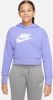 Nike Sportswear Hoodie Club Big Kids'(Girls')French Terry Cropped Hoodie online kopen