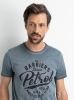 Petrol Industries T shirt met logo raven grey online kopen