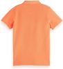 Scotch & Soda Neon Polo Garment Dyed Short Sleeved Pique Polo online kopen