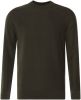 Scotch and Soda Truien Structure knitted raglan sleeve pullover contains Wool Groen online kopen