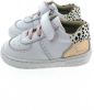 Shoesme BN22S003 F leren sneakers met dierenprint wit/roségoud online kopen