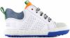 Shoesme EF21S012-A leren sneakers wit/blauw online kopen