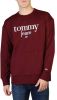 Tommy Hilfiger Sweater modern corp logo deep rouge(dm0dm15029 vlp ) online kopen