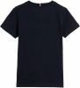 Tommy Hilfiger Donkerblauwe T shirt U Hilfiger Arched Tee online kopen