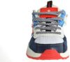 Vingino Gio chunky leren sneakers blauw/geel online kopen