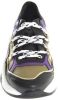 Vingino Joy leren sneakers zwart/paars/goud online kopen