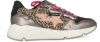 Vingino Zetta leren sneakers met panterprint roze/metallic online kopen