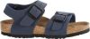 Birkenstock New York Junior Birko Flor BC Narrow Junior Sandaal Marineblauw online kopen